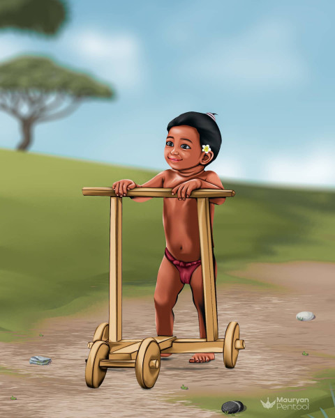 Painting Childhood Artwork Wallpapers Img