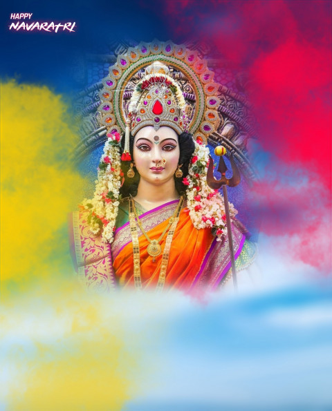Photo Editing Navratri Big Size Background HD Download Free