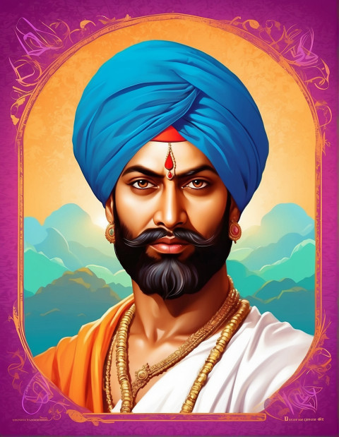 Photohsop Guru Gobind Singh Jayanti Mobile Wallpaper Background