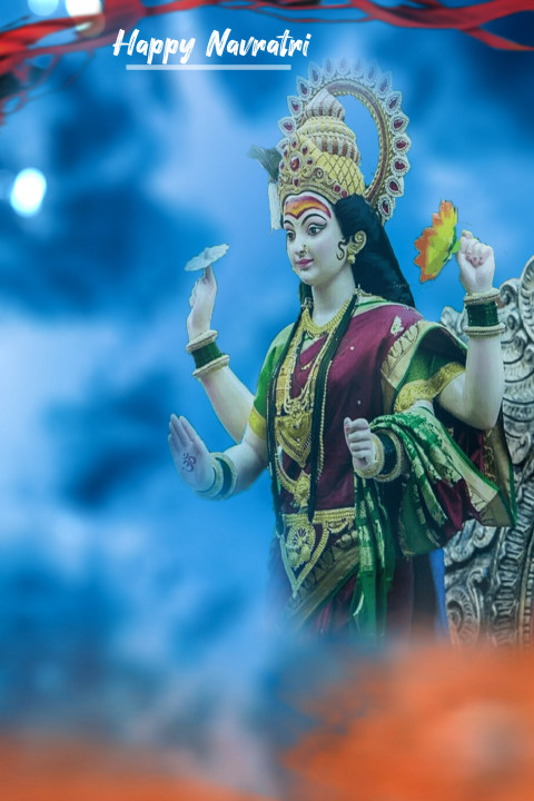 Photoshop CB Editing Happy Navratri Background Download