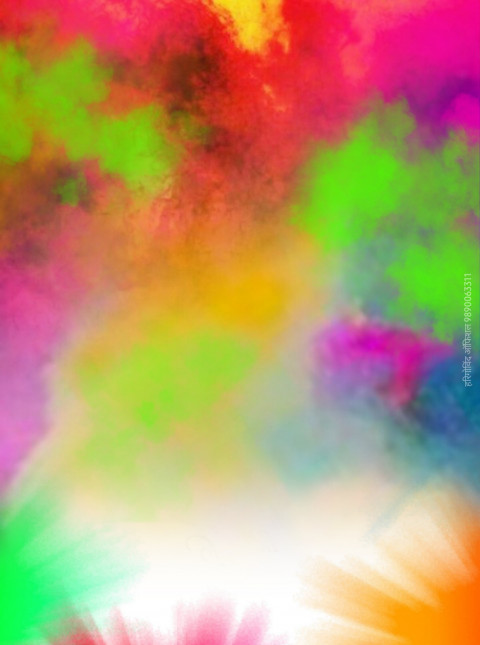 Photoshop Colorful Holi Photo Editing Background