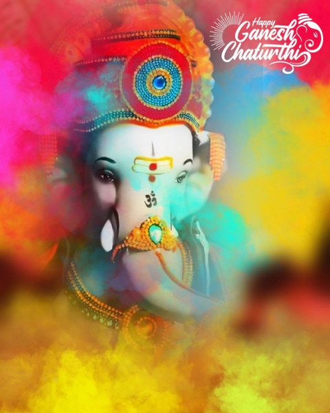 Photoshop Ganesh Chaturthi CB Picsart Background Download