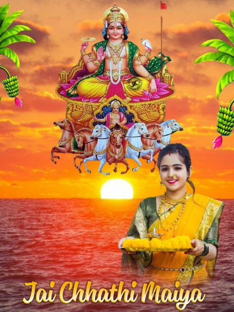 Photoshop Happy Chhath Puja CB Editing Background HD