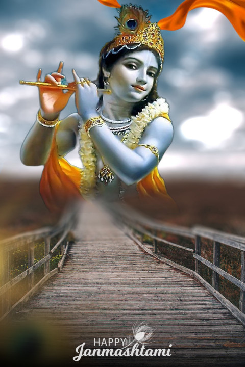 Photoshop Happy Janmashtami Editing HD Background For CB Photo Editing New