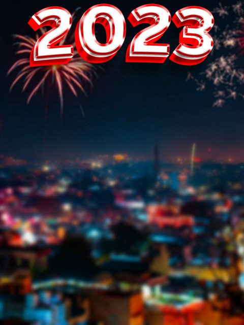 Photoshop Happy New Year 2023 Background New