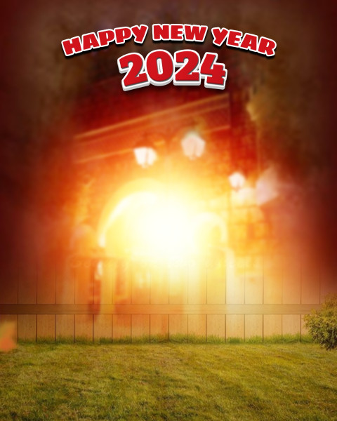 Photoshop Happy New Year 2024 Wallpapers For Editing Background