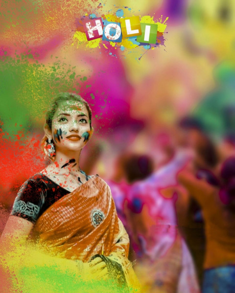 Photoshop Holi Colorful Cb Background Download Full HD