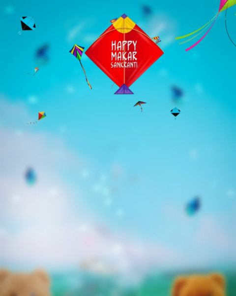 Photoshop Makar Sankranti Photo Editing Background