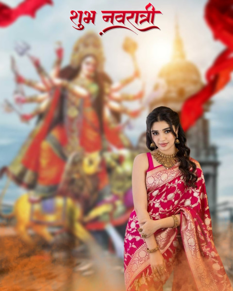 Photoshop Navratri Background For CB Photo Editing With Girl Pics