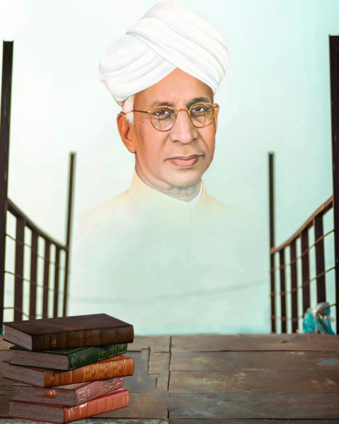 Photoshop Teachers Day HD Background Download Full HD