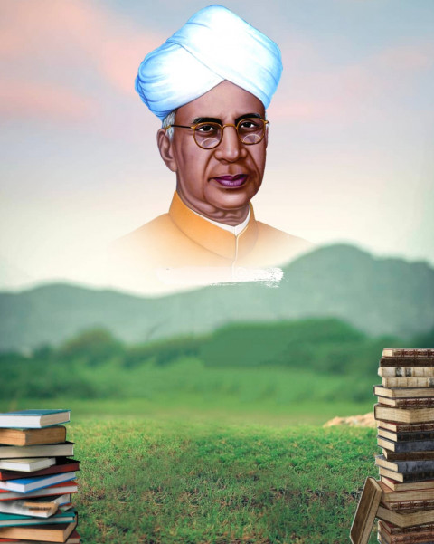 Photoshop Teachers Day HD CB Background Download Full HD
