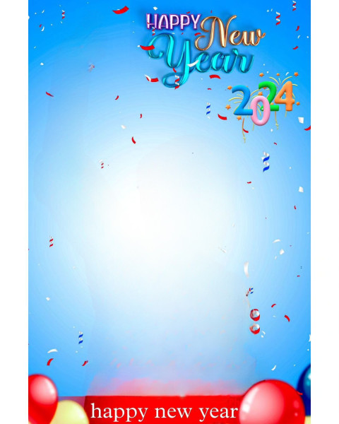 Picsart 2024 Happy New Year Background Free Download