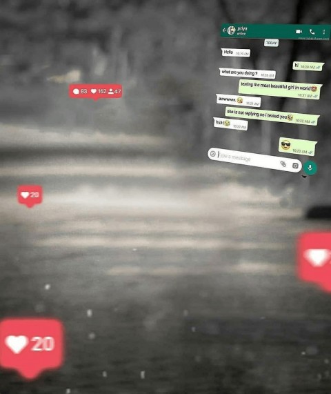 Picsart Chatting Bckground For Photo Editing