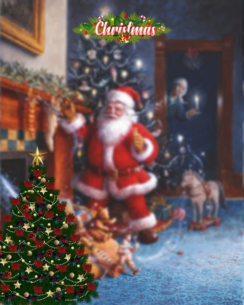 PicsArt Christmas Background For Editing Full HD Photoshop