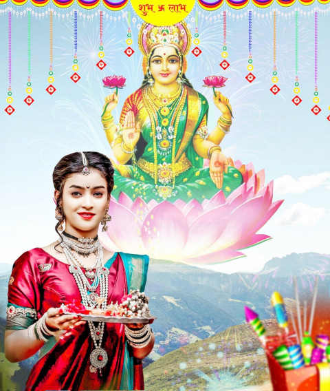 PicsArt Diwali HD Backgrounds Laxmi Puja Background