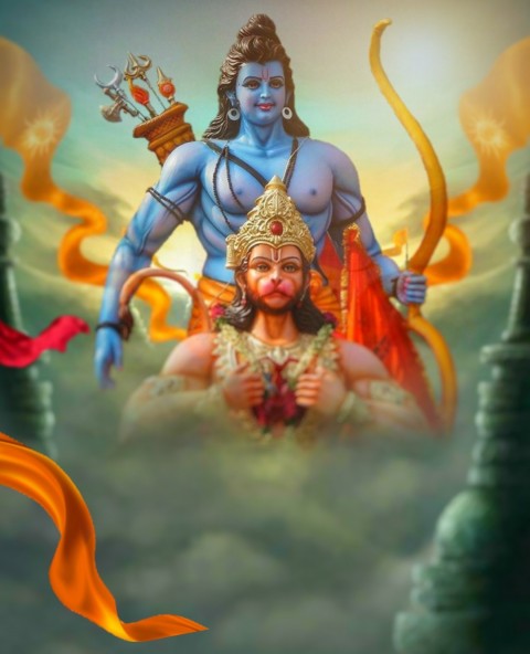Picsart Edit Ram Navami Background HD