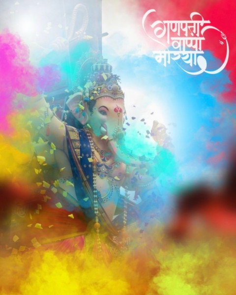 PicsArt Ganesh Chaturthi Background HD For Photo Editing