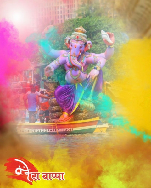 PicsArt Ganesh Chaturthi Background HD For Photo Editing DP