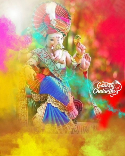 PicsArt Ganesh Chaturthi Background HD For Photo Editing Img