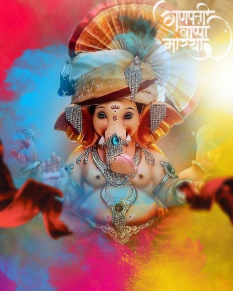 PicsArt Ganesh Chaturthi Background HD For Photo Editing New