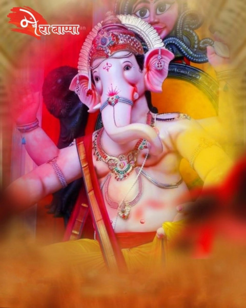 PicsArt Ganesh Chaturthi Background HD For Photo Editing Pic