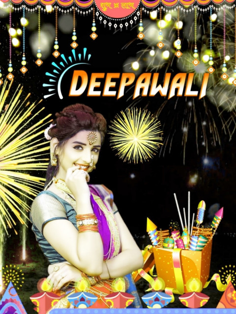 PicsArt Happy Diwali Hd Backgrounds With Girl Images