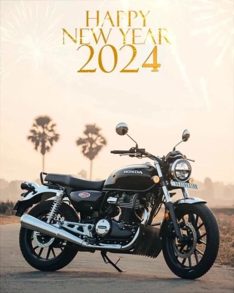 Picsart Happy New Year 2024 Editing Photoshop Bike Background