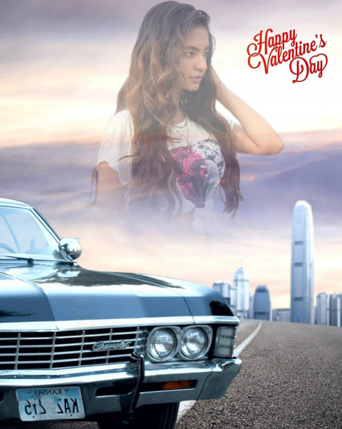 PicsArt Happy Valentines Day Photo Editing Background Full HD With Girl