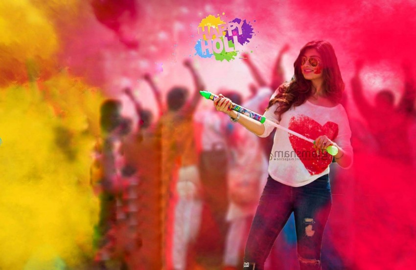 Picsart Holi Editing Background with girls