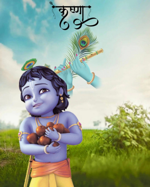 PicsArt Janmashtami Special CB Editing Background HD