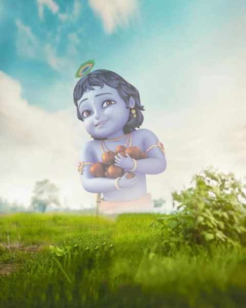 PicsArt Krishna Janmashtami Background Full Hd Download