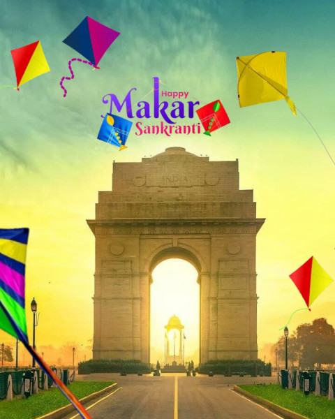 Picsart Makar Sankranti Editing CB Photo New Background Full HD