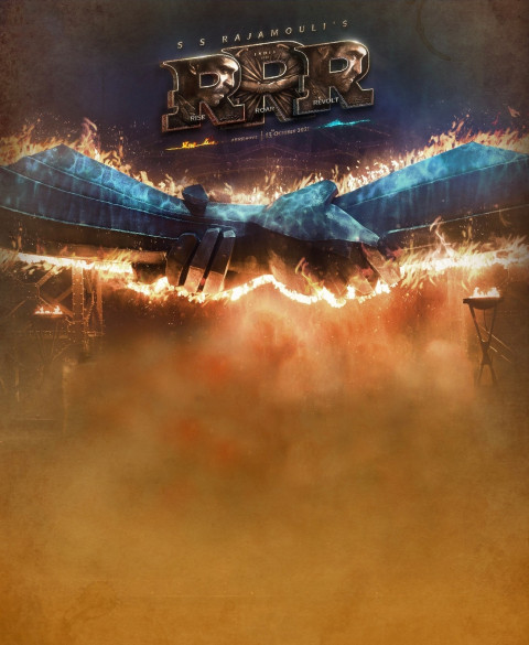 Picsart RRR South Movie Poster Photo Editing Background