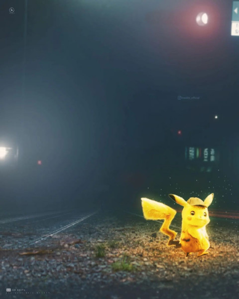 Pikachu PicsArt HD Background For Photo Editing