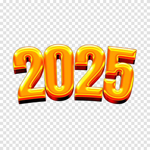 Png Text For New Year 2025 Clipart Images Hd