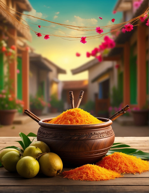 Pongal Background Decoration Wallpaper CB Editing Img