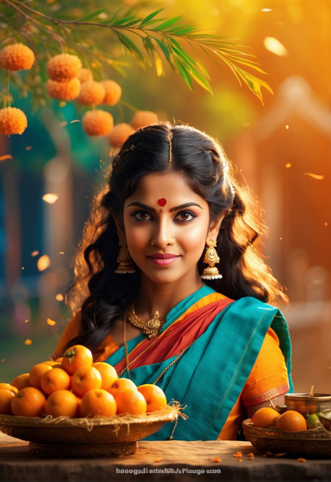 Pongal CB Blur Editing Background HD With Girl Celebration