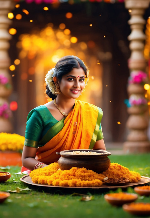 Pongal CB Blur Editing Backgrounds HD With Girl Celebration