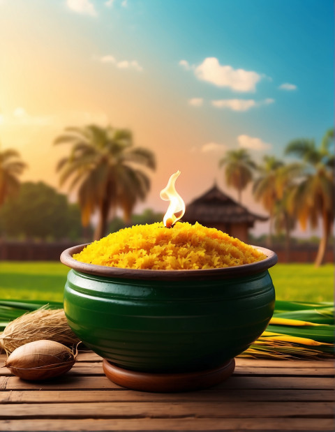 Pongal Decoration Background HD For Editing Images CB Royal