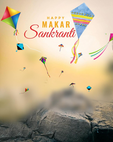 Pongal Makar Sankranti Background CB For Picsart Editing HD