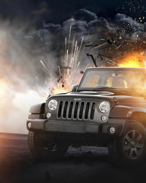 Poster Jeep CB PicsArt Photo Editing BAckground Full HD Free