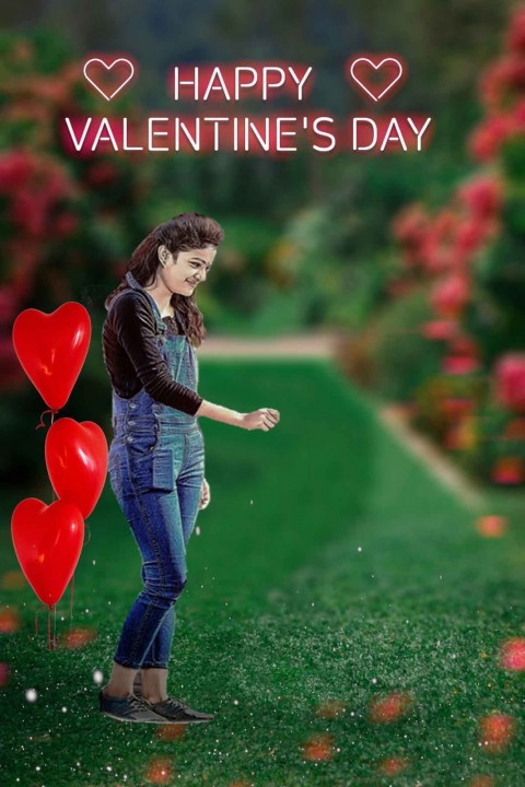 Purpose Girl Valentine day Editing Background
