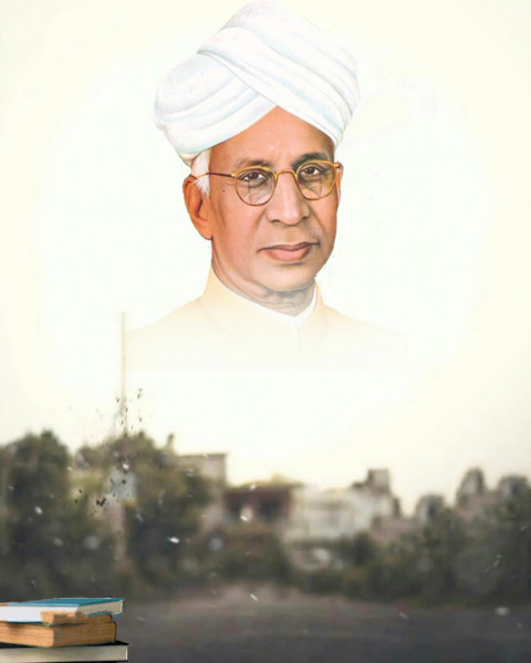 Radha Krishnan Happy Teachers Day CB Editing Background New