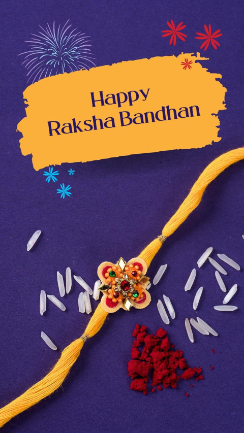 Raksha Bandhan Your Story Background Images Stock for free