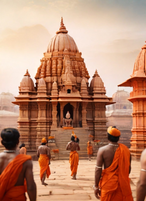 Ram Janm Bhumi Ayodhya lord Ram Mandir CB Background Download