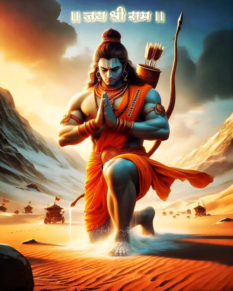 Ram Mandir Pran Pratishtha Banner Background HD Download Img