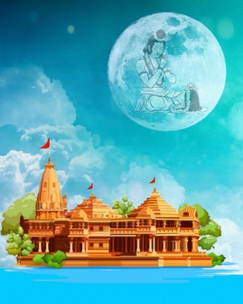 Ram Navami Background For CB Editing Pic