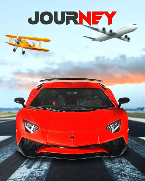 Red Car CB Photo Editing Background HD Download