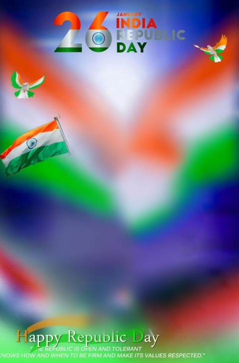 Republic Day 26 January Editing Blur Free Background HD Images