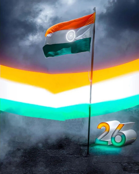 Republic Day Cb Editing Background For Picsart With Indian Flag HD